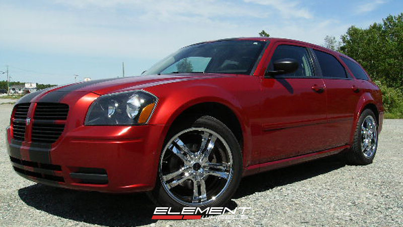 Elite Wheels Phase 5 Chrome on Dodge Magnum w/ Specs