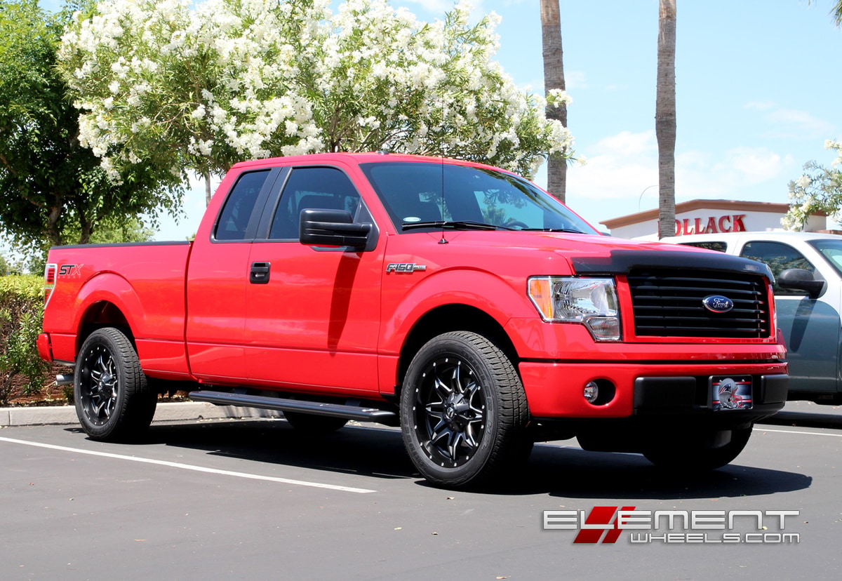 Fuel Lethal Wheels on 2014 Ford F-150 Stock Height w/ Specs
