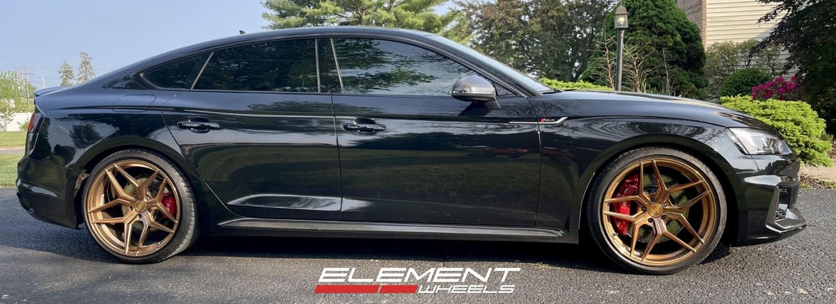20 Inch Variant Xenon Brushed Bronze on a 2021 Audi RS5
