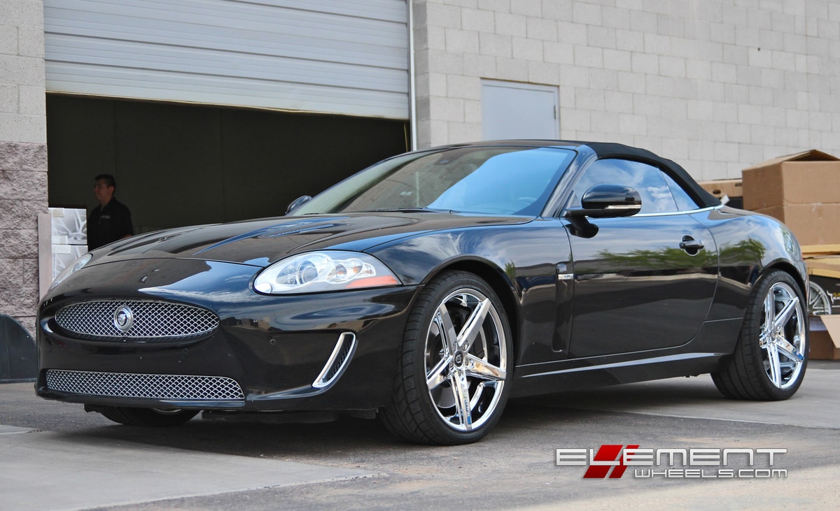 20 inch Staggered Wheels 2010 Jaguar XKR w/ Specs