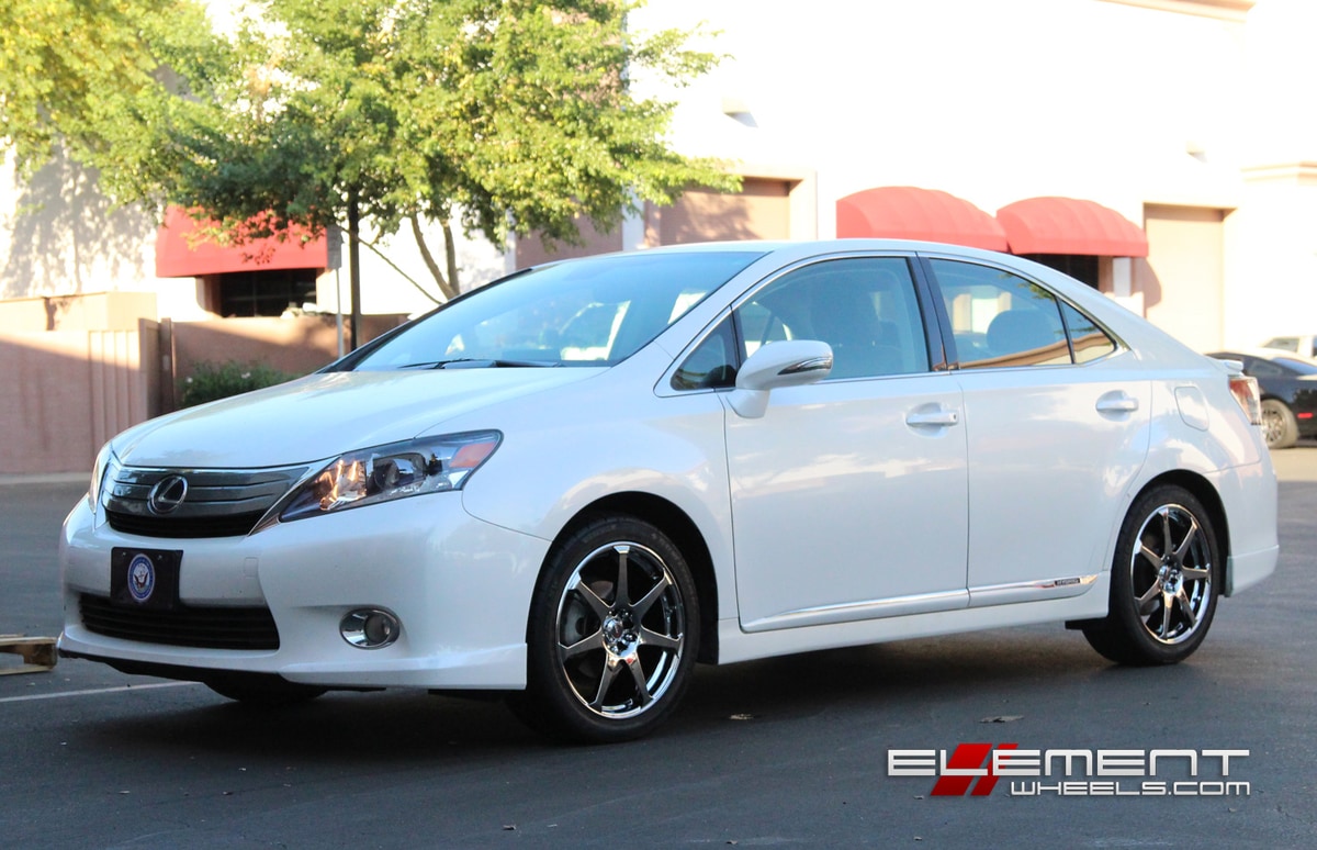 Drag DR33 PVD Chrome on 2010 Lexus HS250 w/ Specs