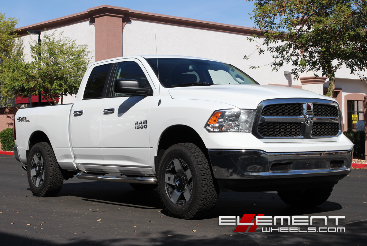 XD Series Rockstar Black/Machined Wheels on Dodge Ram 1500 w/ Specs