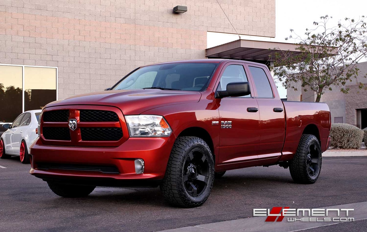 20x9 XD Series XD811 Rockstar Black on 2013 Dodge Ram 1500 w/ specs