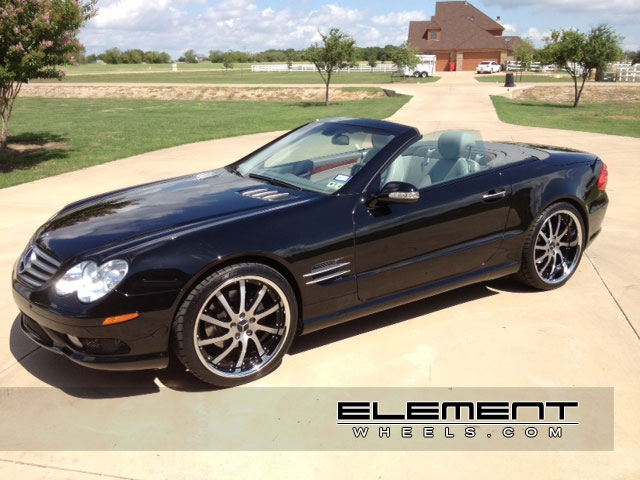 Roderick RW4 Wheels on 03 Mercedes SL500 w/ Specs