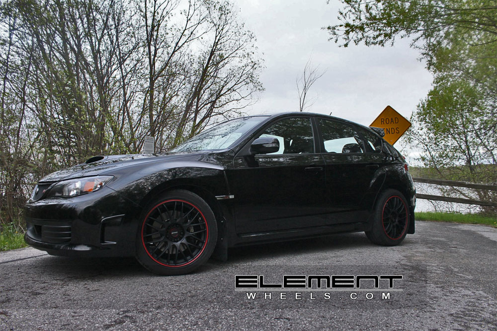 Tenzo Type-M Version 1 Wheels on Subaru WRX STI w/ Specs