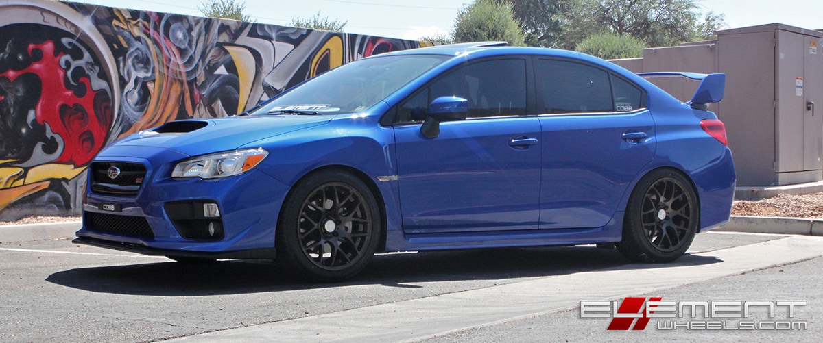 18x9.5 Eurotek 02 Hypersilver on a 2015 Subaru WRX w/ Specs