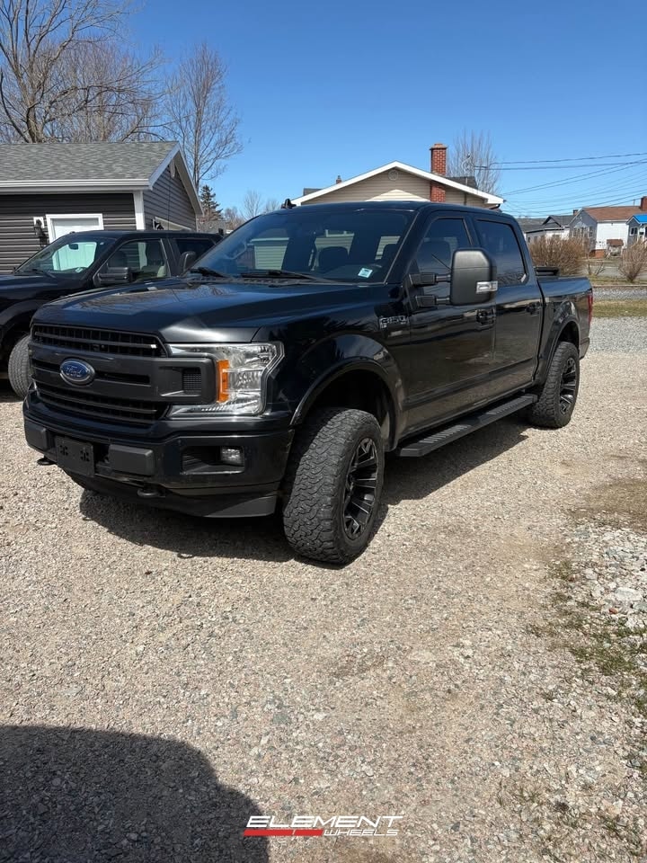 20x10 Fuel Off-Road Assault Matte Black Milled D546 on 2015-2020 Ford F-150
