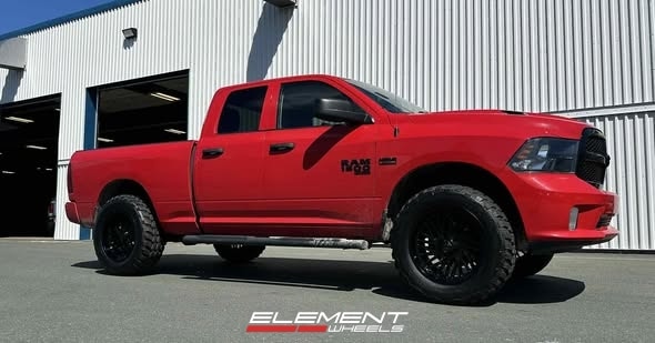 20x10 TIS Off-Road 553B on 2019-2025 Ram 1500