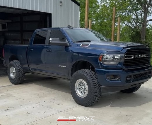 17x9 KMC Wheels KMC KM549 GRS on Dodge 2019-2026 RAM Ram 2500/3500