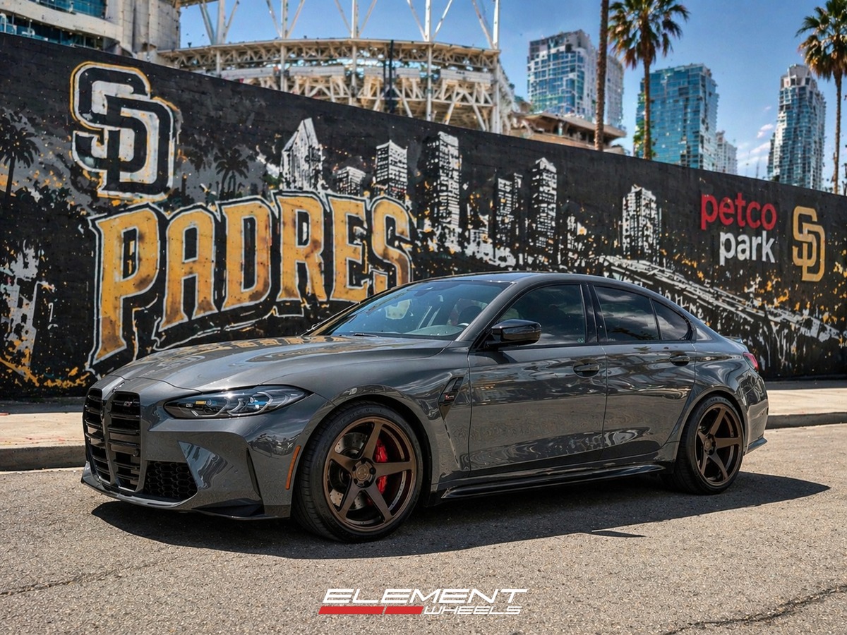 19x10 | 20x11 Staggered Variant Sena Gloss Bronze (Full Forged) on 2021-2025 BMW M3
