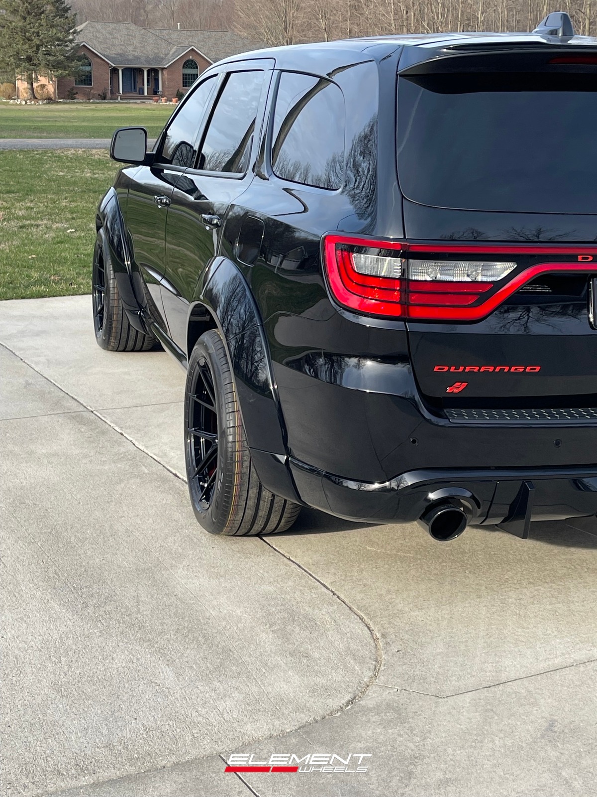 20x11 Element Forged SF-1 Gloss Black (Full Forged) on 2011-2025 Dodge Durango
