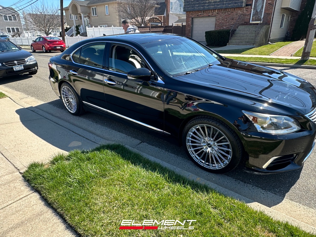 20x9 | 20x10.5 Staggered Element Forged MS-1 on 2007-2017 Lexus LS