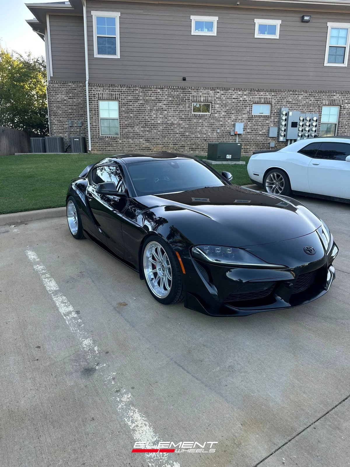 19x9.5 | 19x10.5 Staggered ESR CS12 Hyper Silver on 2019-2025 Toyota GR Supra