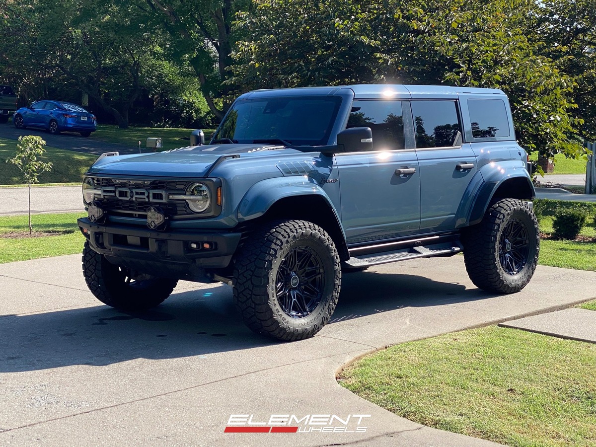 20x9 Fuel Off-Road Injector Gloss Black Machined Dark Tinted FC885 on 2022-2025 Ford Bronco Raptor