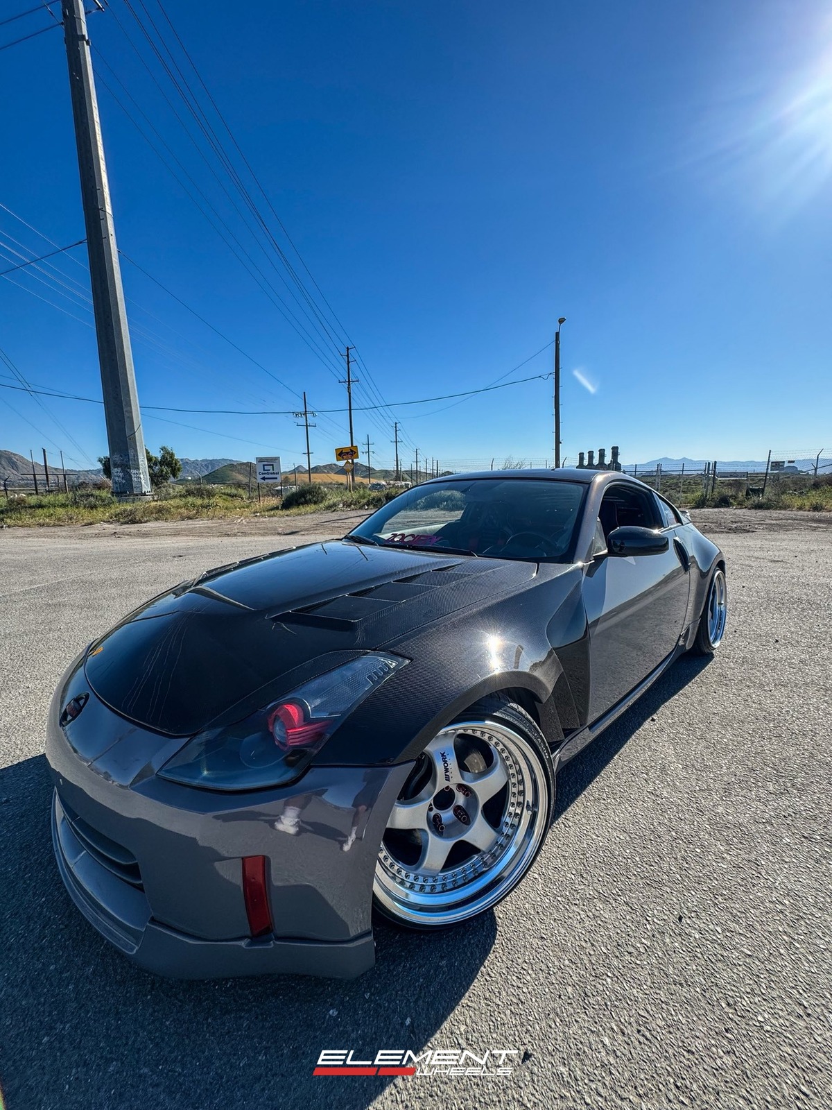 19x10.5 | 19x10.5 Staggered on 2003-2008 Nissan 350Z