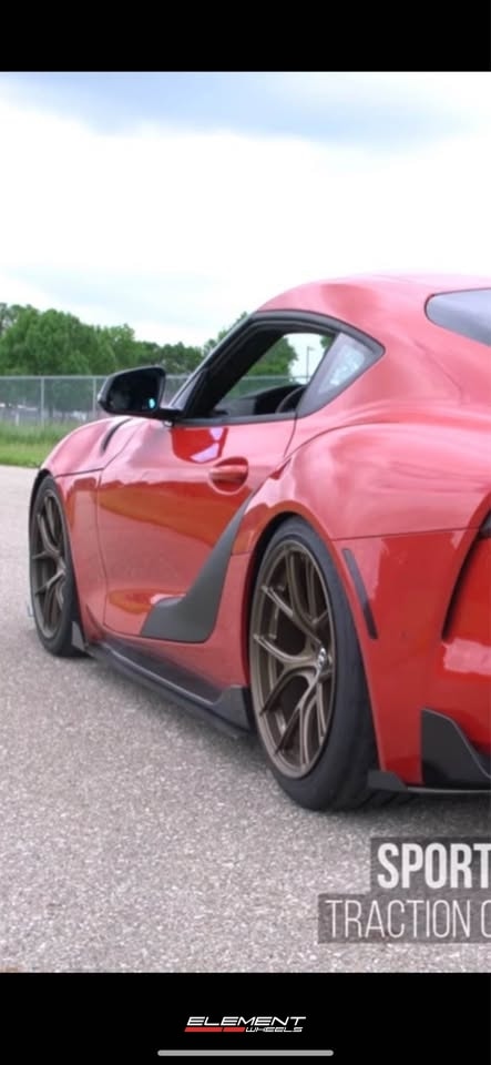 20x9.5 | 20x11 Staggered Vossen HF-5 Satin Bronze (Hybrid Forged) on 2019-2025 Toyota GR Supra