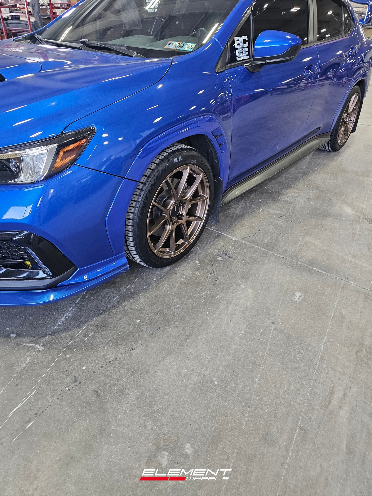 18x8.5 Enkei TS-V Gloss Bronze on 2022-2025 Subaru WRX
