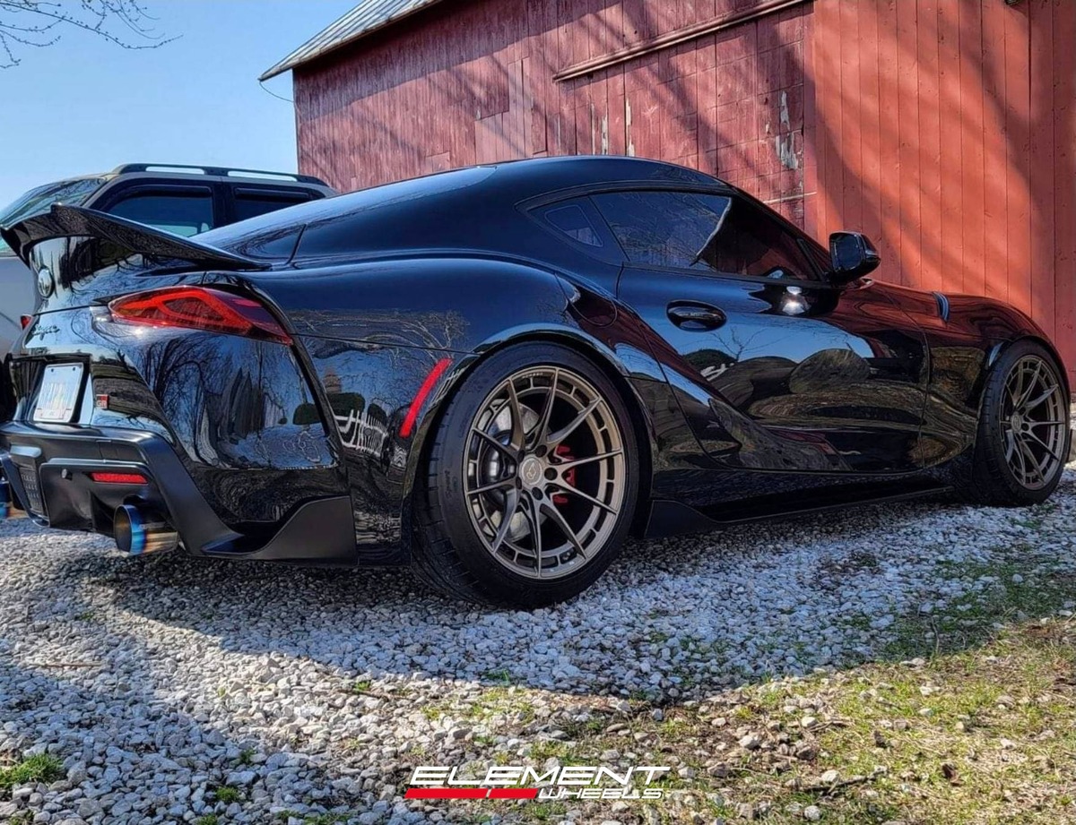 19x9.5 on Toyota 2019-2025 Toyota GR Supra