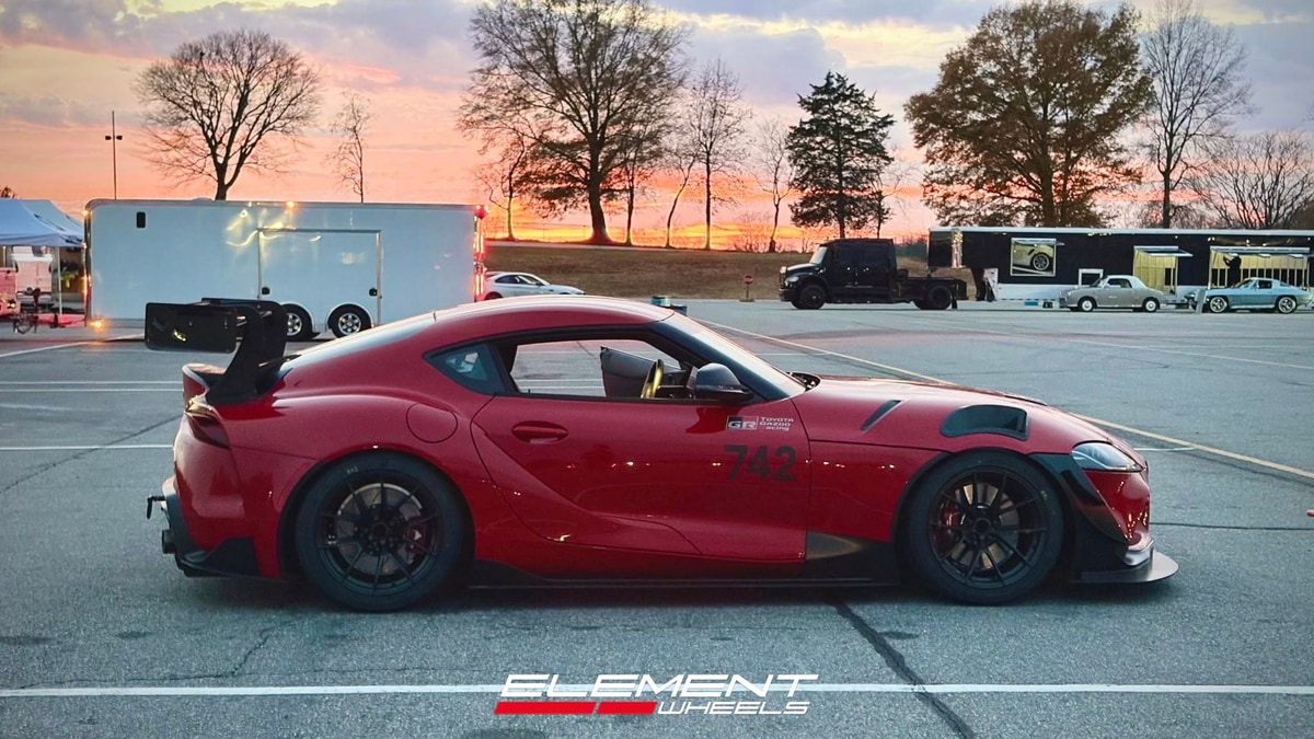 18x11 on Toyota 2019-2025 Toyota GR Supra