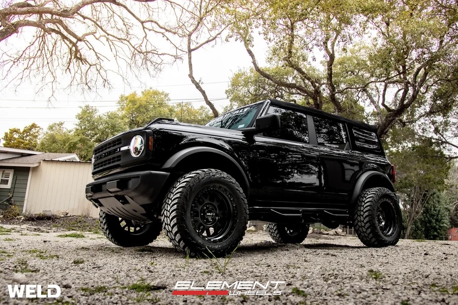 20x10 Weld Off-Road Wheels on 2021-2025 Ford Bronco