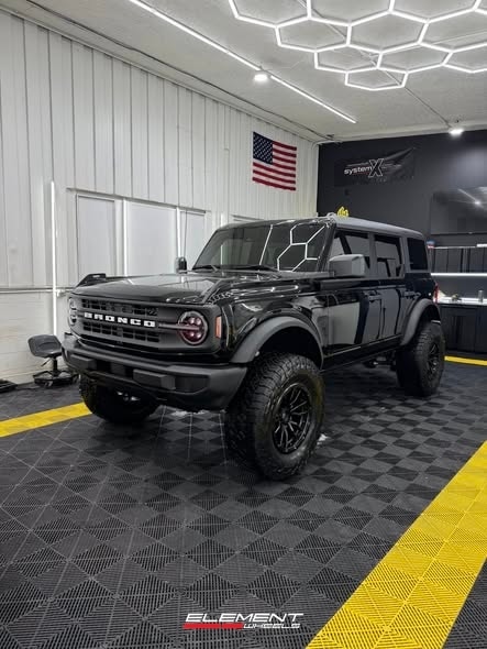 18x9 Fuel Off-Road Rebel Matte Black D679 on 2021-2025 Ford Bronco