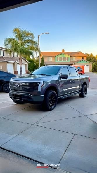 20x9 Fuel Off-Road Burn Gloss Black Brushed Dark Tint FC403 on 2021-2025 Ford F-150