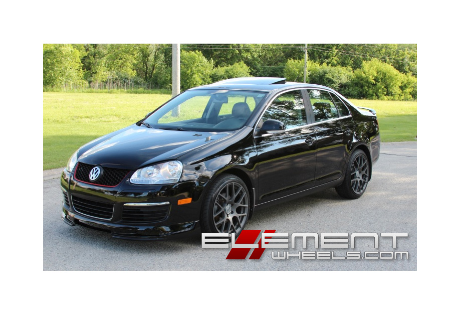 TSW Nurburgring Matte Graphite on VW Jetta w/ Specs