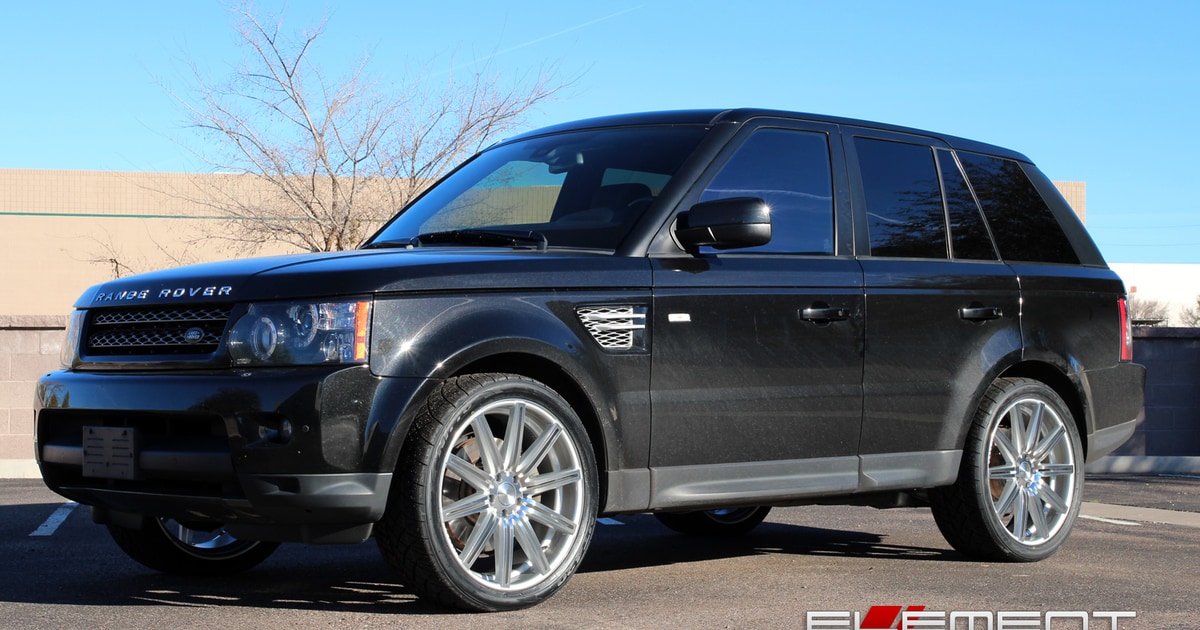 Land Rover Land Rover Range Rover Sport 22 inch Vossen CV4 Silver ...