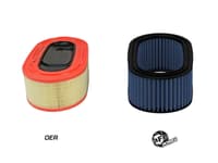 afe 2020 chevrolet corvette c8 magnum flow pro 5r air filter - blue 10-10148