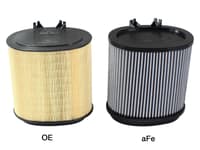 afe magnumflow oe replacement pro dry s air filters 09-12 porsche 911 (977.2) h6 3.6l/3.8l 11-10126