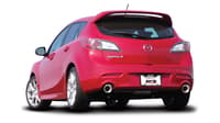 borla 10-13 mazda 3/mazdaspeed 3 2.5l/2.3l turbo few mt hatchback ss exhaust (rear section only) 11786