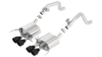 borla 14-19 c7 corvette stingray axle-back atak exhaust 2.75in to muffler dual 2.0in out 4.25in tip 11863cb