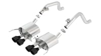 borla 14-19 c7 corvette stingray axle-back atak exhaust 2.75in to muffler dual 2.0in out 4.25in tip 11869cb