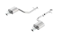 borla 14-17 lexus is 250/350 2.5l/3.5l automatic/manual trans rwd 4 door s-type axle back exhaust 11898