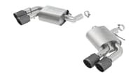 borla 16-22 chevy camaro ss v8 at/mt atak rear section exhaust w/o dual mode valves 11921cfba