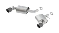 borla 16-22 chevrolet camaro 6.2l 8cyl at/mt 6 spd ss s-type exhaust w/o npp (rear section only) 11922cfba