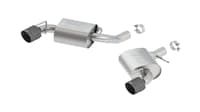 borla 16 - 22 chevy camaro ss v8 at/mt atak rear section exhaust w/o dual mode valves 11923cfba