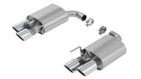 borla 18 - 22 ford mustang gt 5.0l at/mt 2.5in s-type exhaust w/ valves (rear section only) 11951