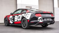 borla 18 - 22 ford mustang gt 5.0l at/mt 2.5in s-type exhaust w/ valves (rear section only) 11951