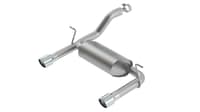 borla 18 - 22 jeep wrangler jl/jlu 3.6l v6 2dr/4dr touring ss axle back exhaust w/ 3.5in tips 11955