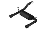 borla 18 - 22 jeep wrangler jl/jlu 3.6l 2dr/4dr touring ss axle back black coated exhaust w/3.5in tips 11955cb