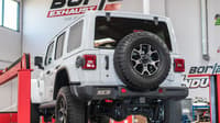 borla 18 - 22 jeep wrangler jl/jlu 3.6l 2dr/4dr atak ss axle back black coated exhaust w/3.5in tips 11957cb