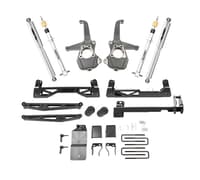 belltech 19-21 chevrolet silverado / gmc sierra 1500 4wd 6in suspension lift kit w/ shocks 150210tp