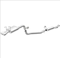 magnaflow 12-19 fiat 500 l4 1.4l single straight d/s rear exit ss catback perf exhaust 15088