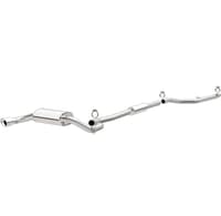 magnaflow 13-15 bmw 320i l4 2.0l stainless cat-back single straight drive side rear exit perf exht 15235