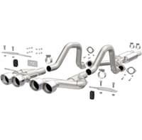 magnaflow 00-04 chev corvette v8 5.7l comp series quad ctr rr exit ss cat-back perf exhaust 15281