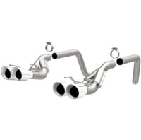 magnaflow 09-13 chev corvette v8 6.2l comp series quad center rear exit ss cat-back perf exhaust 15283