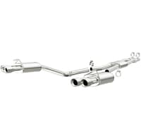 magnaflow 2014 chevrolet ss v8 6.2l cat-back ss dual split rear exit quad tips perf exhaust 15290