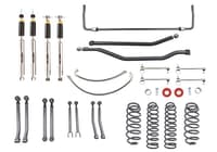 belltech 07-17 wrangler rubicon unlimited jk 4dr 4in. lift kit 153201hkp