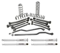 belltech 07-17 wrangler rubicon unlimited jk 4dr 4in. lift kit 153201tp